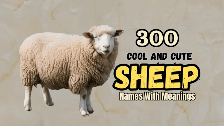 300 Cool and Cute Sheep Names with Meanings