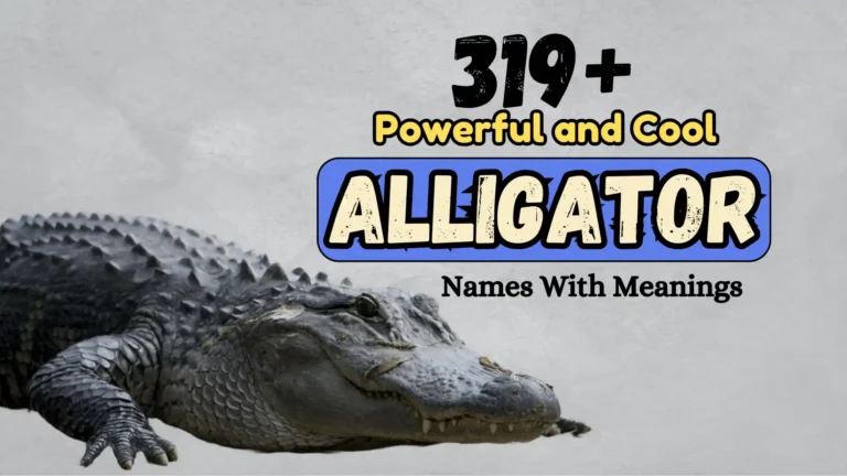 319+ Powerful and Cool Alligator Names with Meanings